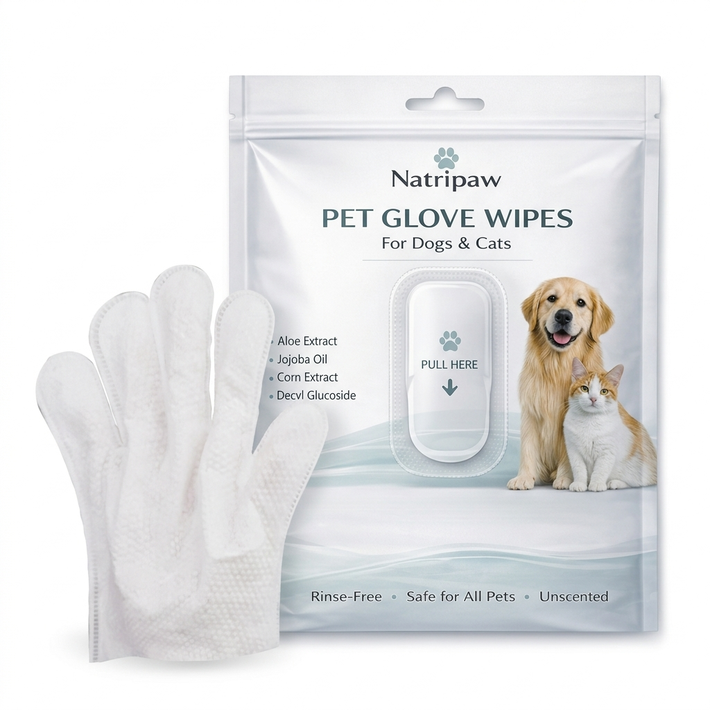 Natripaw™ No-Rinse Pet Cleaning Gloves