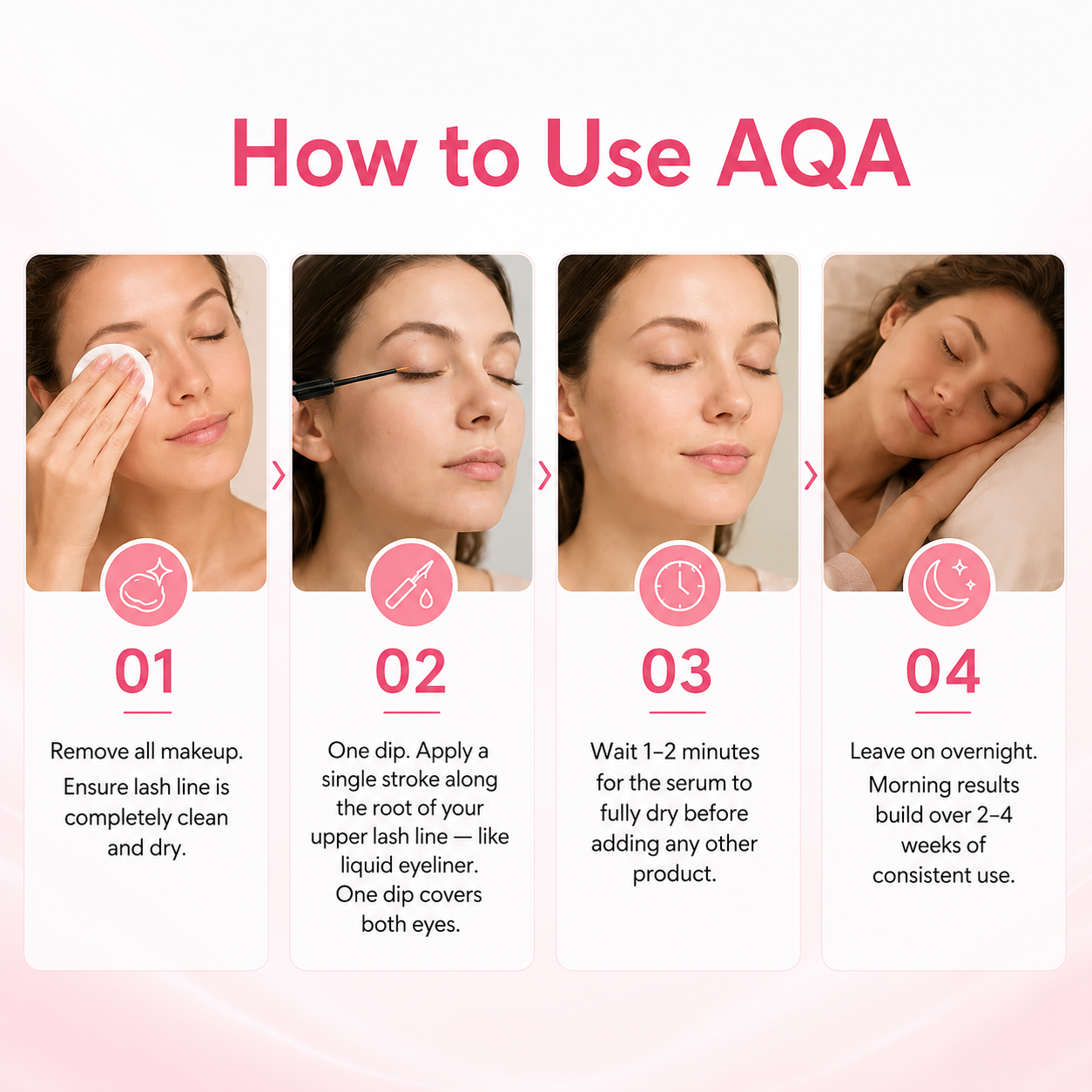 AQA Eyelash Serum with Peptides & Botanicals | For Thinning Lashes – Grow Fuller, Longer Lashes Fast! ✨ Limited-Time Offer!