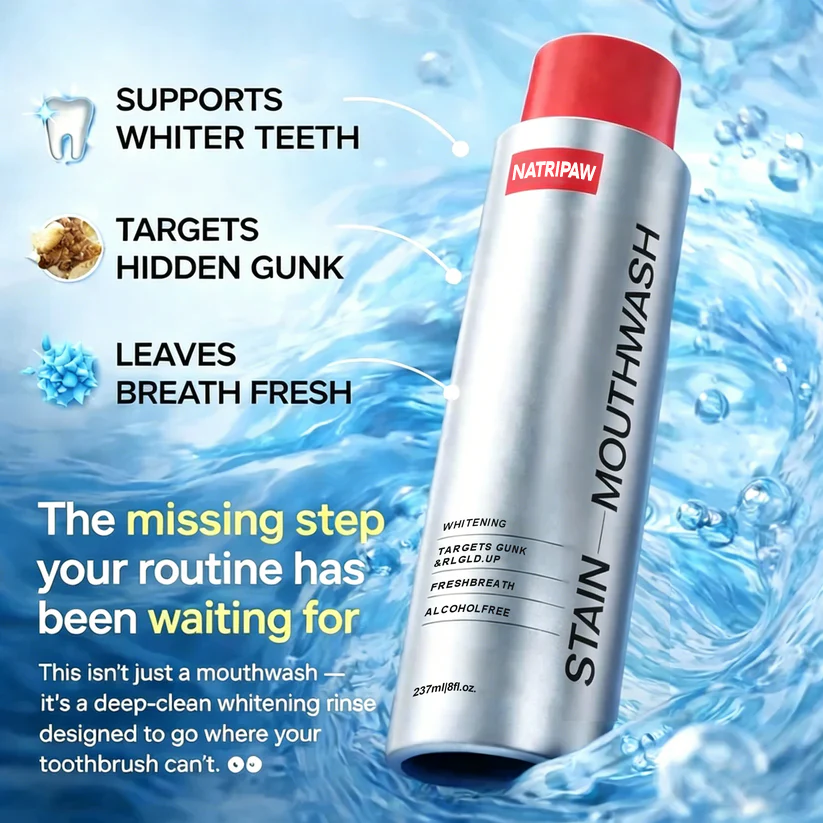 ✨ NATRIPAW  Mouthwash｜Not Just Fresher Breath — A Truly Deep Clean Feeling 🦷💜