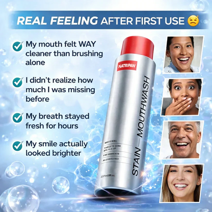 ✨ NATRIPAW  Mouthwash｜Not Just Fresher Breath — A Truly Deep Clean Feeling 🦷💜