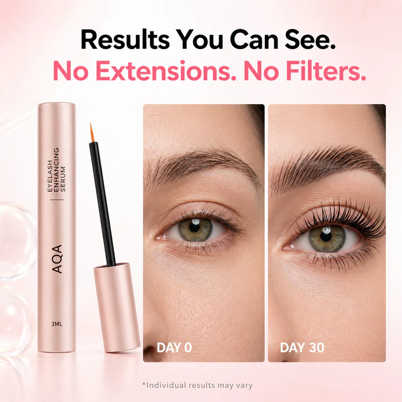 AQA Eyelash Serum with Peptides & Botanicals | For Thinning Lashes – Grow Fuller, Longer Lashes Fast! ✨ Limited-Time Offer!