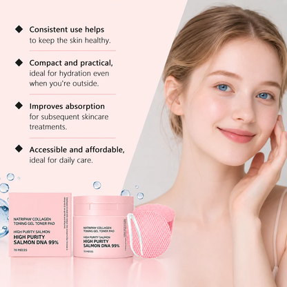 Natripaw™ Collagen Toner Pads - 70 pieces
