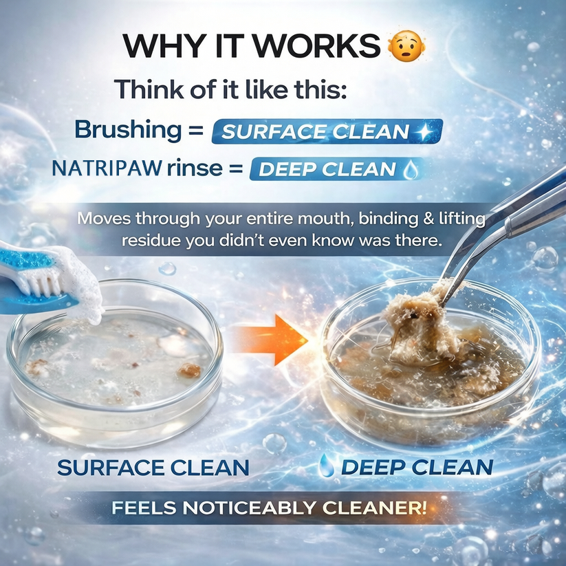 ✨ NATRIPAW  Mouthwash｜Not Just Fresher Breath — A Truly Deep Clean Feeling 🦷💜