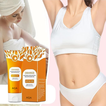 Buy 1 Get 1 FREE Today 🎁!  Say Goodbye to Dull, Rough Skin! AQA Orange Enzyme Exfoliating Gel 🍊