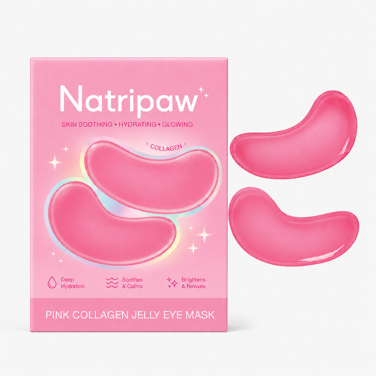 Natripaw Pink Collagen Jelly Eye Mask
